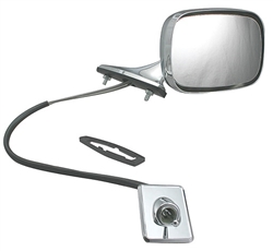 1970 - 1972 Chevelle Door Mirror, Remote, Left Hand