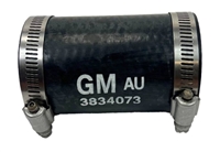 1964 - 1967 Fuel Gas Tank Filler Neck Hose with Clamps, GM Markings, El Camino & Station Wagon