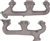 1965 - 1968 Chevelle and Nova Exhaust Manifolds, Small Block Without Smog Pair