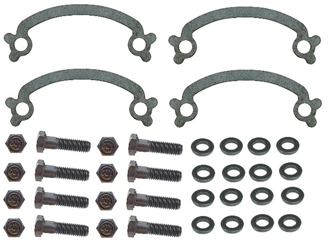 Image of 1966 - 1967 Chevelle Exhaust Manifold Bolts Set, Big Block, Washers Included, 32 Piece Kit