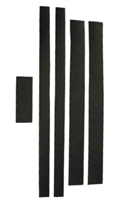 1968 - 1972 Nova Gas Fuel Tank Anti Squeak Set, Body and Straps Metal to Metal Cushioning