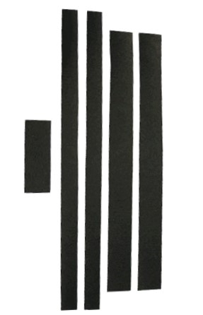 1968 - 1972 Nova Gas Fuel Tank Anti Squeak Set, Body and Straps Metal to Metal Cushioning