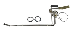 1968 - 1972 Nova Fuel Gas Tank Sending Unit w/ Return, 1/2 Inch Stainless Steel Line, High Performance, Dual Line