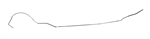 1964 - 1967 Chevelle Fuel Line (3/8, Pump to Tank) (2 Door Hardtop) (Stainless Steel), Each