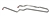 1964 - 1967 Chevelle Fuel Tank Vent Line, OE Steel