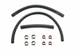 1964 - 1972 Fuel Gas Line Hoses Set, 3/8 Inch, 1/4 Inch Return, Clamps Included