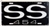 SS 454 Black and White License Plate