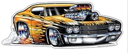 70 Chevelle Metal Tin Sign