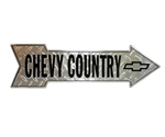 Sign, Metal, Chevy Country