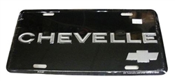 License Plate, "Chevelle" with Bow Tie Logo