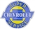 Super Chevrolet Service Die Cut Metal Sign