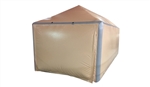 Outdoor Portable Showcase Car Shelter, 10" Pitched