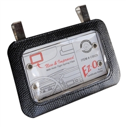 Nostalgic Registration and Insurance Card Holder for Sun Visor