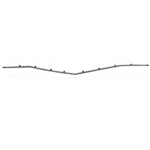 1969 Chevelle Grille Chrome Trim Molding, Lower