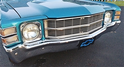 1971 Chevelle Silver Grey Grille