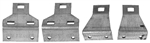 1969 Chevelle Splash Pan Lower Grille & Headlight Bezel Brackets, Set of 4