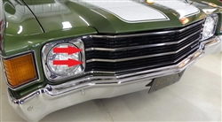 1972 Chevelle Grille Chrome Trim Molding, Center