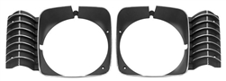 1969 - 1972 Nova Headlight Bezels, Pair