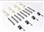1964 - 1967 Chevelle Headlamp Adjuster Kit, Plastic and Screws for 4 Lamps, Kit