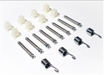 1964 - 1967 Chevelle Headlamp Adjuster Kit, Plastic and Screws for 4 Lamps, Kit