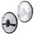 Chevelle Nova Custom Headlight Assembly High Power LED, 7" SOLD EACH, Choose Black or Chrome Headlamp Housings