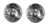 1968 - 1972 Chevelle / Nova Correct OE Style Power Beam Headlamp Headlight Bulbs, Pair