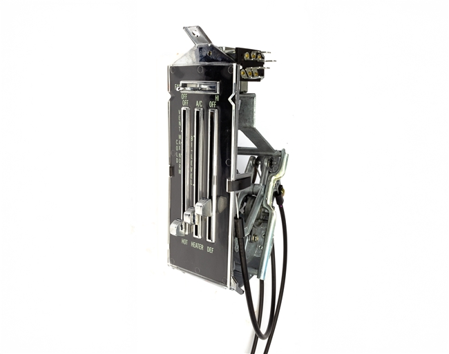 1969 - 1974 Nova Heater Control Assembly with Air Conditioning, Cables Included, 6273372