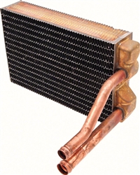 1968 - 1970 Nova Heater Core, Big Block without Air Conditioning Copper Brass