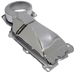 1965 - 1972 Chevelle Custom Chrome Heater Box Firewall Cover, without Air Conditioning