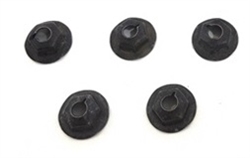 1964 - 1972 Chevelle / Nova Heater Box Firewall Cover Mounting Nuts Set, 5 Pieces