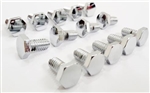 1965 - 1972 Valve Cover Bolts Set, Big Block, Polished Chrome, 14 Pieces for Steel and Chrome Valve Covers