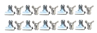 1938 - 1972 Chevrolet & GMC License Plate Panel Pinch Clip, Various GM Applications, 20 Pack