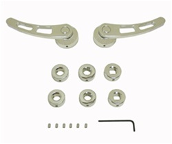 1966-1972 Custom Chrome Aluminum Inner Door Handles, Pair