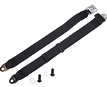 Starburst Push Button Lap Belts, Stainless Buckle Seat Belt with a Starburst Button, Choice Webbing Color, Each