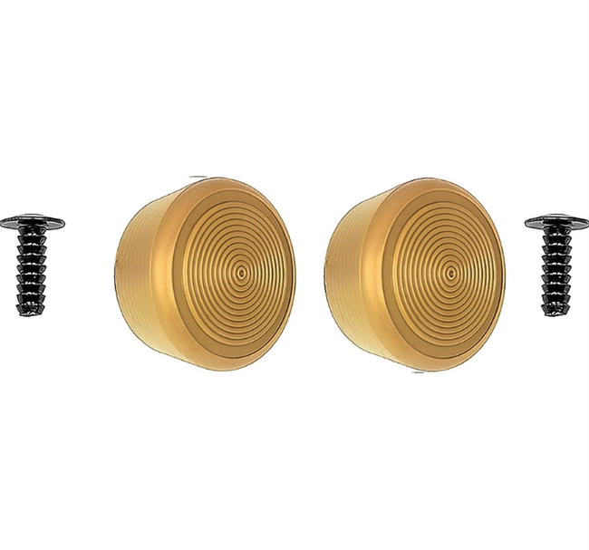 Image of the new Chevelle and Nova Replacement SADDLE TAN Window Crank Knobs, Pair