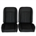 1966 - 1972 Chevelle Low Back Bucket Sport Mod II Seat Set, Vinyl, Narrow