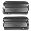 1968 - 1972 Chevelle Door Panel Arm Rests Kit, Black