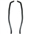 1968 - 1972 Nova Door Jamb Windlace Trims, Black Pair