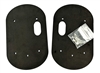 1969 - 1972 Nova Non-Air Kick Panel Door Flapper Seals Set with Rivets