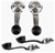 Window Cranks Handle Set Black Knobs