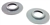 1964 - 1972 Chevelle and Nova Window Crank Handle Washer / Escutcheons, Door Panel Protection, Correct Gray Plastic, Pair