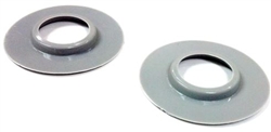 1964 - 1972 Chevelle and Nova Window Crank Handle Washer / Escutcheons, Door Panel Protection, Correct Gray Plastic, Pair