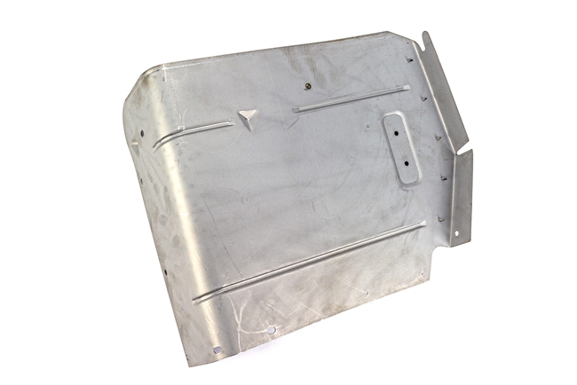 1964 - 1967 Chevelle Rear Upper Convertible Arm Rest Metal Panel, RH Passenger Side