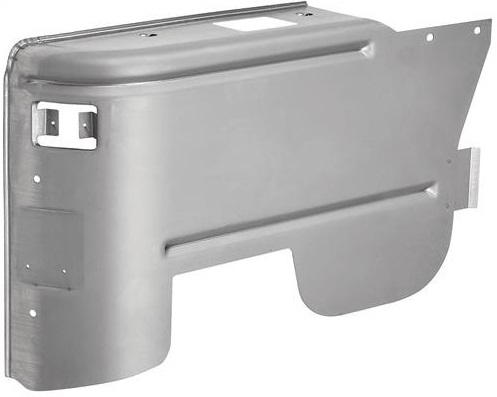 Image of the new 1968 - 1972 Chevelle Rear Lower Convertible Arm Rest Ashtray Metal Side Panel