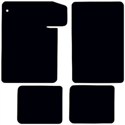 1964 - 1967 Chevelle Carpeted Floor Mats Set, Front and Rear