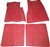 1964 - 1972 Chevelle Floor Mats with Bowtie, Red Original Style Set