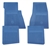 1964 - 1972 Chevelle Floor Mats Set with Bowtie, OE Style Blue