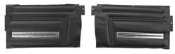1966 Chevelle Convertible Rear Upper Side Panels, Colors, Pair