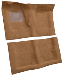 1968 - 1972 Chevelle Molded Floor Carpet, OE Style 80/20 Loop with Standard Backing, 4-Speed Bench Seat Models
