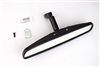 Interior Rear View Mirror Assembly, Black with Mounting Arm